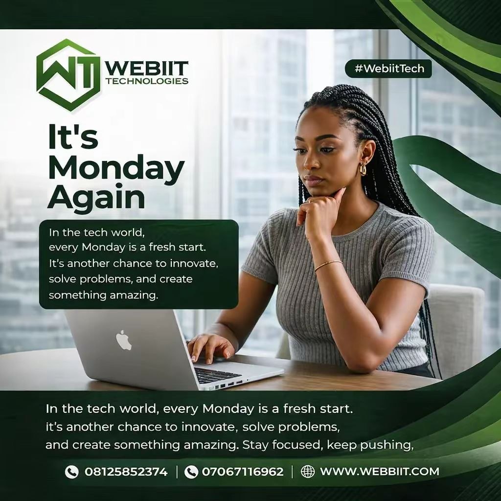 It’s Monday Again, A Fresh Start in the Tech World